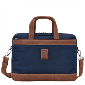 Longchamp Boxford L Briefcase Blau | 6138470-BN