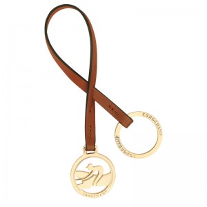 Longchamp Box-trot Key Rings Cognac | 9681430-VI