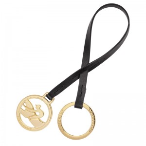 Longchamp Box-trot Key Rings Schwarz | 7538016-QV