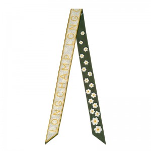 Longchamp Daisies Headband Khaki | 8064512-TB