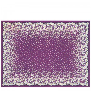 Longchamp Hawaiian Flowers Stole Violet | 6328759-AM