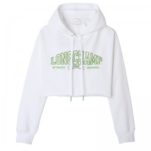 Longchamp Hoodie Weiß | 1705842-WN