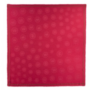 Longchamp La Médaille Longchamp Shawl Magenta | 9360148-UR
