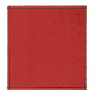 Longchamp La Médaille Longchamp Shawl Tomato | 4621398-FC