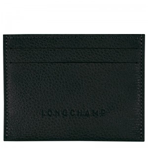 Longchamp Le Foulonné Cardholder Schwarz | 2657109-UH