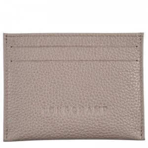 Longchamp Le Foulonné Cardholder Turtledove | 0314576-NM