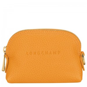Longchamp Le Foulonné Coin Purse Aprikose | 8601425-CF