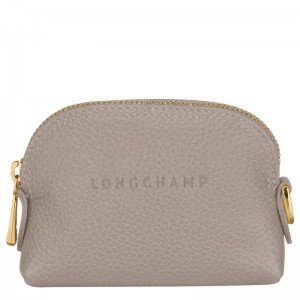 Longchamp Le Foulonné Coin Purse Turtledove | 1637985-OH