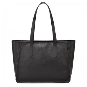 Longchamp Le Foulonné L Tote Bag Schwarz | 4389075-UM