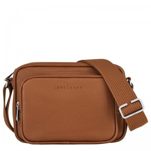 Longchamp Le Foulonné S Camera Bag Caramel | 7821096-AB