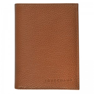 Longchamp Le Foulonné Wallet Caramel | 0215369-GH