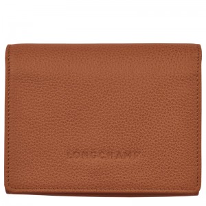 Longchamp Le Foulonné Wallet Caramel | 5297430-GN
