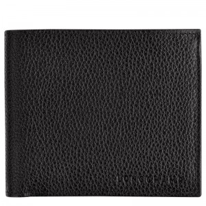 Longchamp Le Foulonné Wallet Schwarz | 2091687-FA