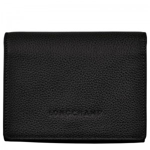 Longchamp Le Foulonné Wallet Schwarz | 6975408-DW