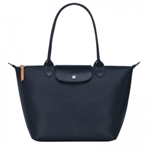 Longchamp Le Pliage City M Tote Bag Navy | 5691472-XM