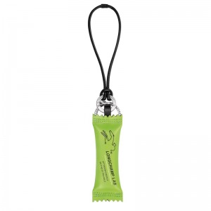Longchamp Le Pliage Energy Key Ring Grün Hell | 2401857-NF