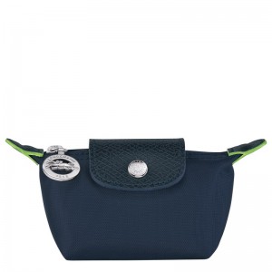 Longchamp Le Pliage Green Coin Purse Navy | 1547290-XL