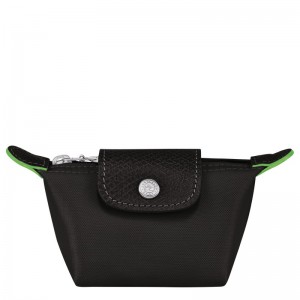 Longchamp Le Pliage Green Coin Purse Schwarz | 0896324-NQ