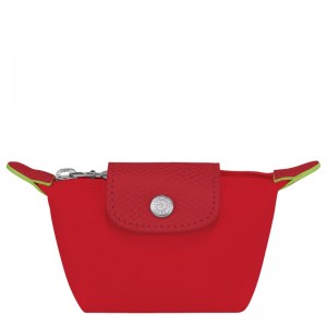 Longchamp Le Pliage Green Coin Purse Tomato | 4085126-QM