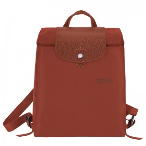 Longchamp Le Pliage Green M Backpack Chestnut | 8175364-TZ