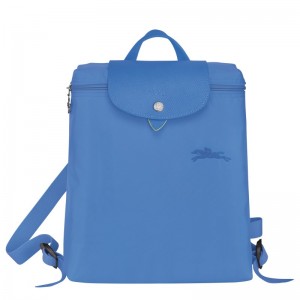Longchamp Le Pliage Green M Backpack Cornflower | 9463701-QG