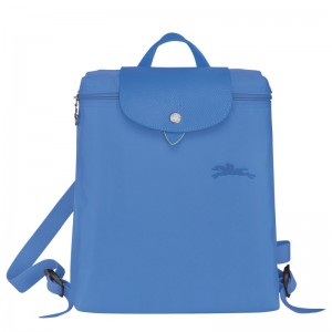Longchamp Le Pliage Green M Backpack Cornflower | 0935287-IB