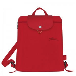 Longchamp Le Pliage Green M Backpack Tomato | 5738140-TD