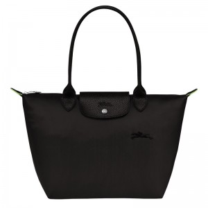 Longchamp Le Pliage Green M Tote Bag Schwarz | 1853724-LJ