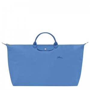 Longchamp Le Pliage Green M Travel Bag Cornflower | 5930147-DA