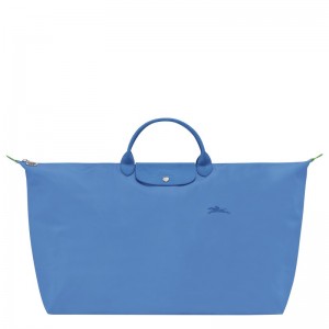 Longchamp Le Pliage Green M Travel Bag Cornflower | 1593470-YP