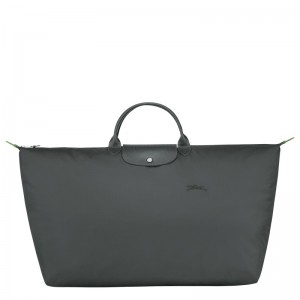 Longchamp Le Pliage Green M Travel Bag Graphite | 1728354-QX