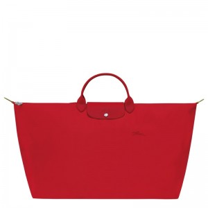 Longchamp Le Pliage Green M Travel Bag Tomato | 2810547-UA