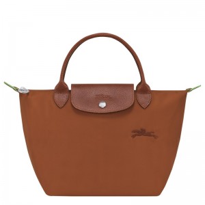 Longchamp Le Pliage Green S Handbag Cognac | 7938465-ZH
