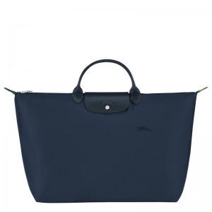 Longchamp Le Pliage Green S Travel Bag Navy | 0796821-LO