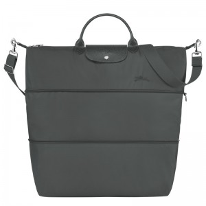 Longchamp Le Pliage Green Travel Bag Expandable Graphite | 4295073-AE