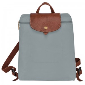 Longchamp Le Pliage Original M Backpack Steel | 8907526-CD