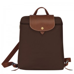Longchamp Le Pliage Original M Backpack Ebony | 3215406-LH