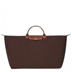 Longchamp Le Pliage Original M Travel Bag Ebony | 6204185-KW