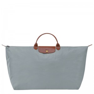 Longchamp Le Pliage Original M Travel Bag Steel | 6397025-JN