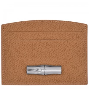 Longchamp Le Roseau Card Holder Natural | 6518492-UR