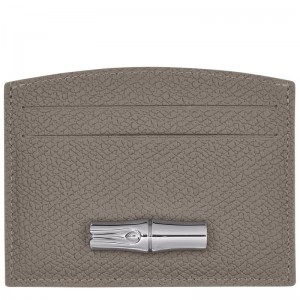 Longchamp Le Roseau Card Holder Turtledove | 7245863-XD