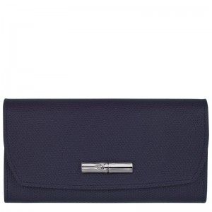 Longchamp Le Roseau Continental Wallet Bilberry | 1059438-EN