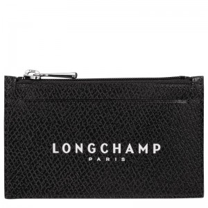 Longchamp Le Roseau Essential Coin Purse Schwarz | 0962317-UN