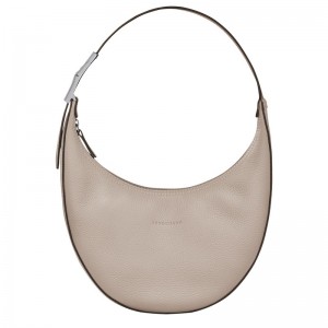 Longchamp Le Roseau Essential M Hobo Bag Clay | 0647382-ZK