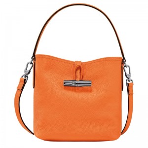 Longchamp Le Roseau Essential Xs Bucket Bag Orange | 3619075-UC