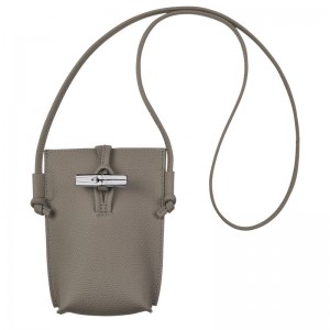 Longchamp Le Roseau Phone Case With Lace Turtledove | 2549863-HE