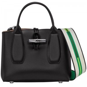 Longchamp Le Roseau S Handbag Schwarz | 1497582-IJ
