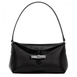 Longchamp Le Roseau S Hobo Bag Schwarz | 2695084-OJ