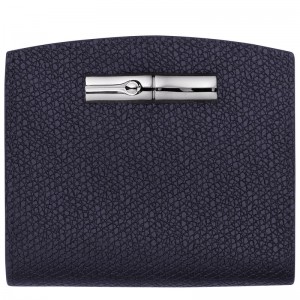 Longchamp Le Roseau Wallet Bilberry | 6017243-RA