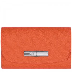Longchamp Le Roseau Wallet Orange | 1263549-WU